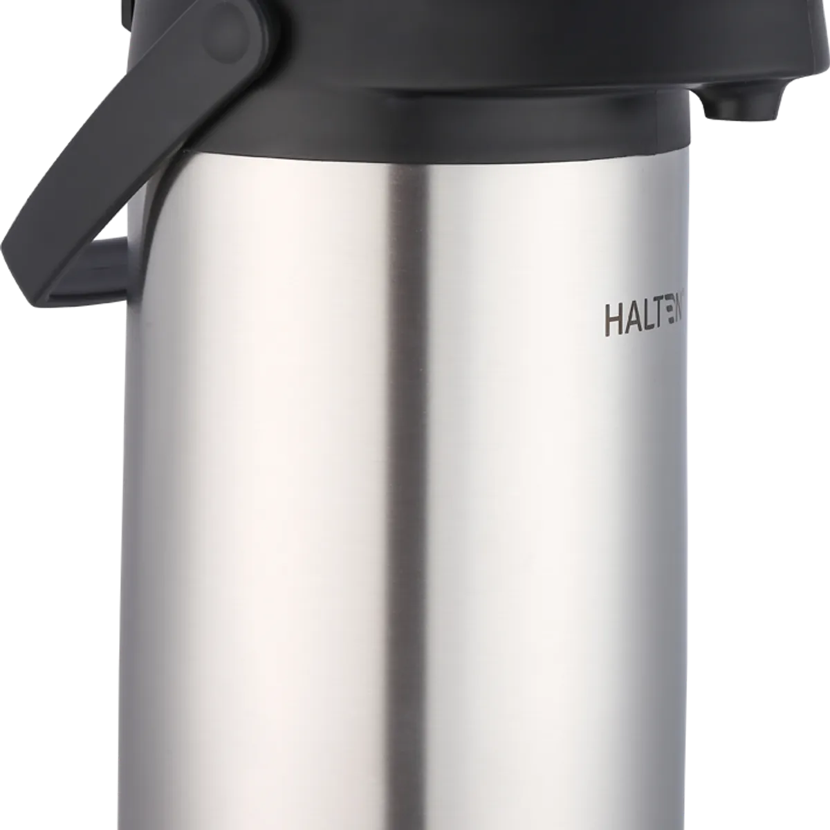 HALTEN - Termo Sifon Acero Inoxidable Con Asa Marca Halten 4 Litros