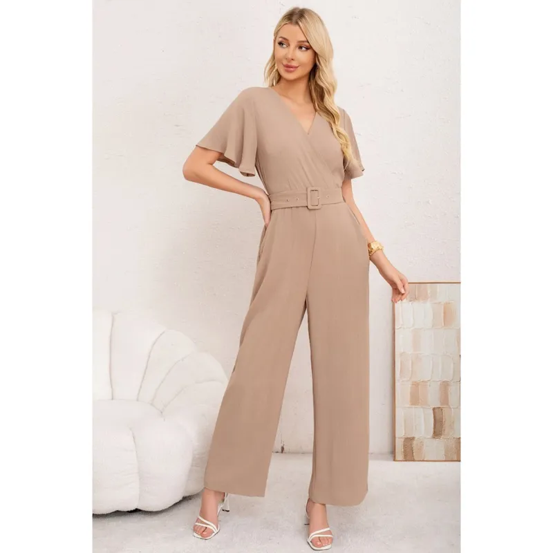 LIKE SHOP - Enterito Semi Formal Casual Calidad Premium Bolsillos 3389