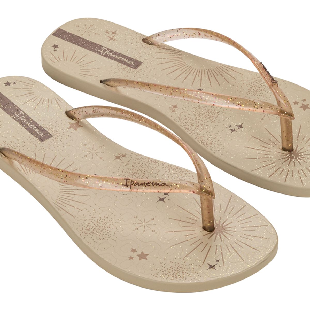 IPANEMA - Sandalia Mujer Beige/Glitter Easy Mais Ipanema