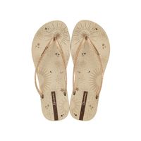 Sandalia Mujer Beige/Glitter Easy Mais