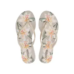 GRENDHA - Sandalia Mujer Beige Flor Rast