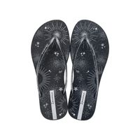 Sandalia Mujer Negro/Glitter Easy Mais