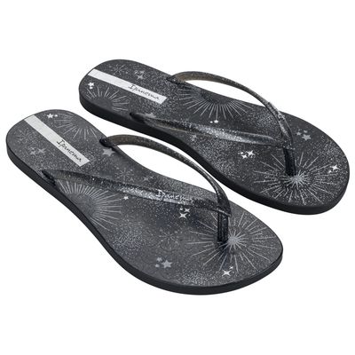 Imagen 2 del producto Sandalia Mujer Negro/Glitter Easy Mais