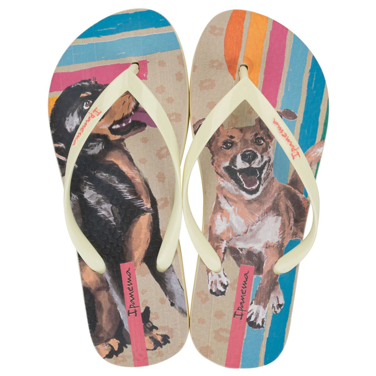 IPANEMA - Sandalia Mujer Beige/Azul Love Pets 122 Ipanema