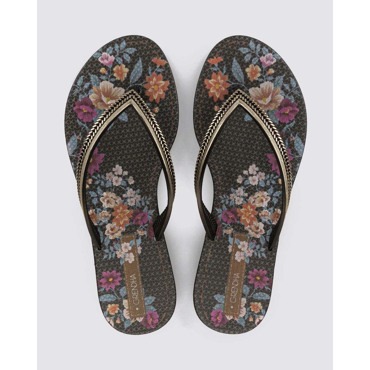 GRENDHA - Sandalia Mujer Negro/Azul Acai Energy Grendha