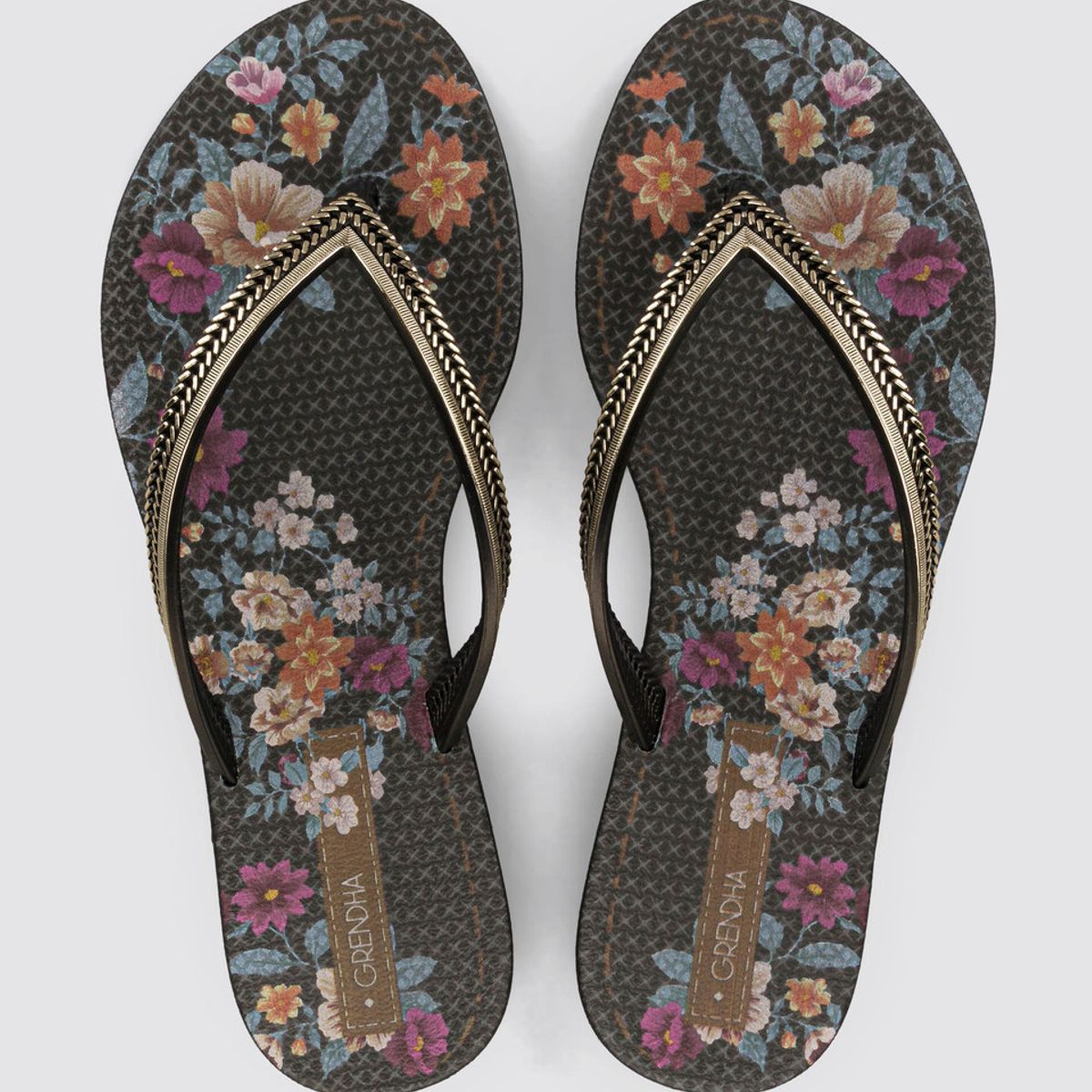 GRENDHA - Sandalia Mujer Negro/Azul Acai Energy Grendha