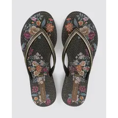 GRENDHA - Sandalia Mujer Negro/Azul Acai Energy