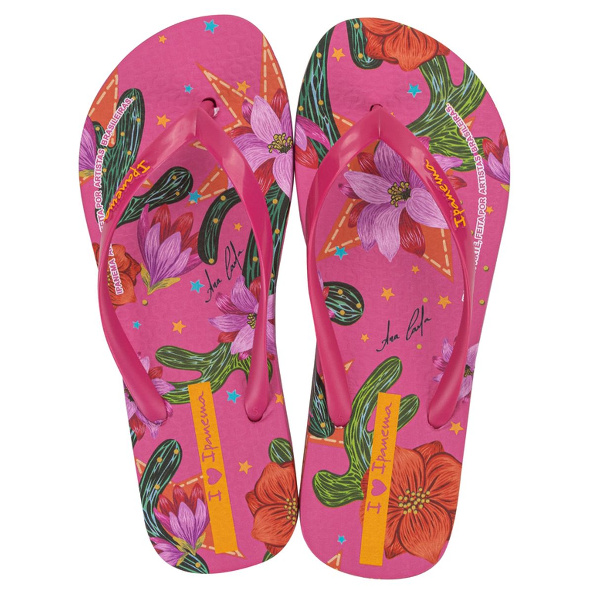IPANEMA - Sandalia Mujer Rosa/Verde Arte Ad Ipanema