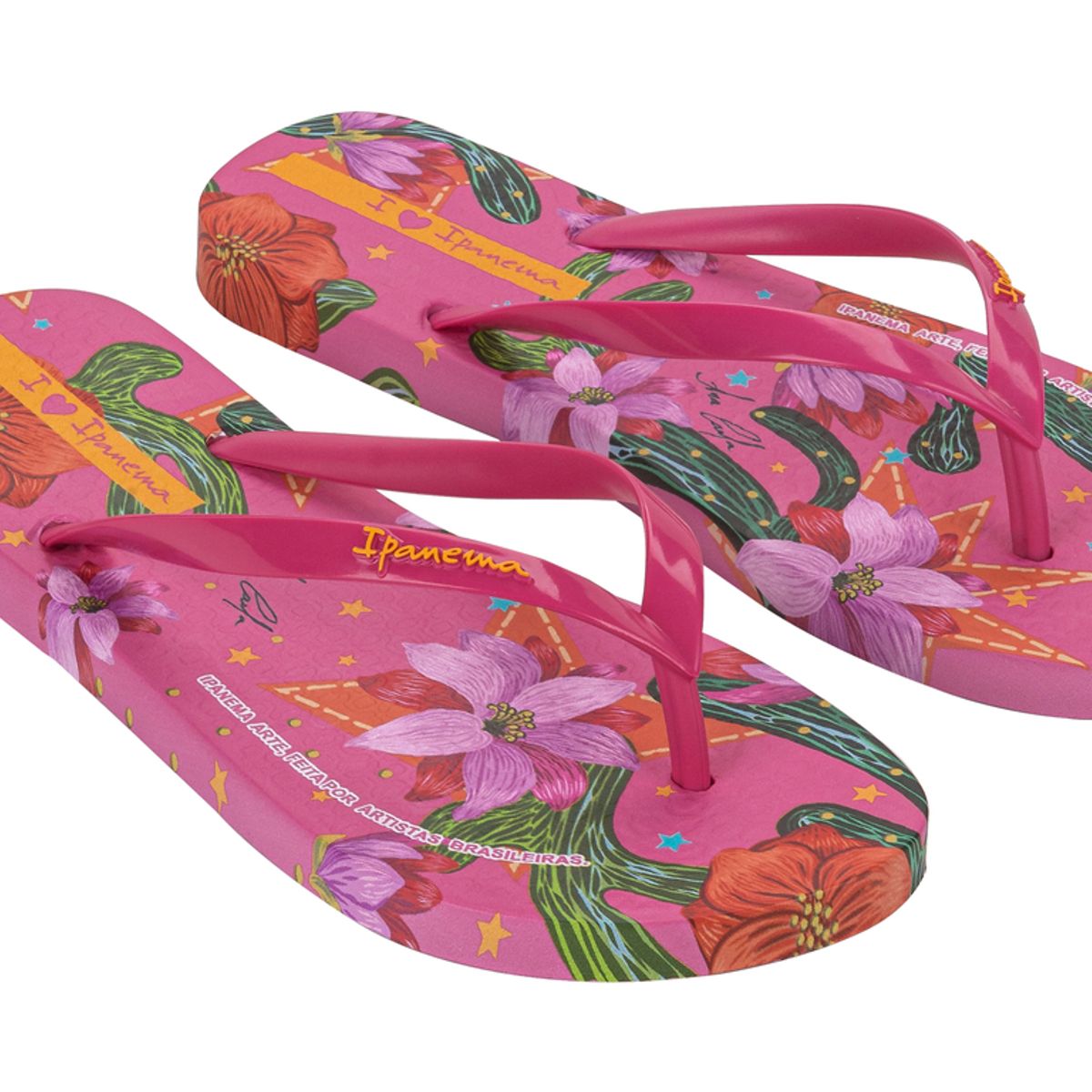 IPANEMA - Sandalia Mujer Rosa/Verde Arte Ad Ipanema
