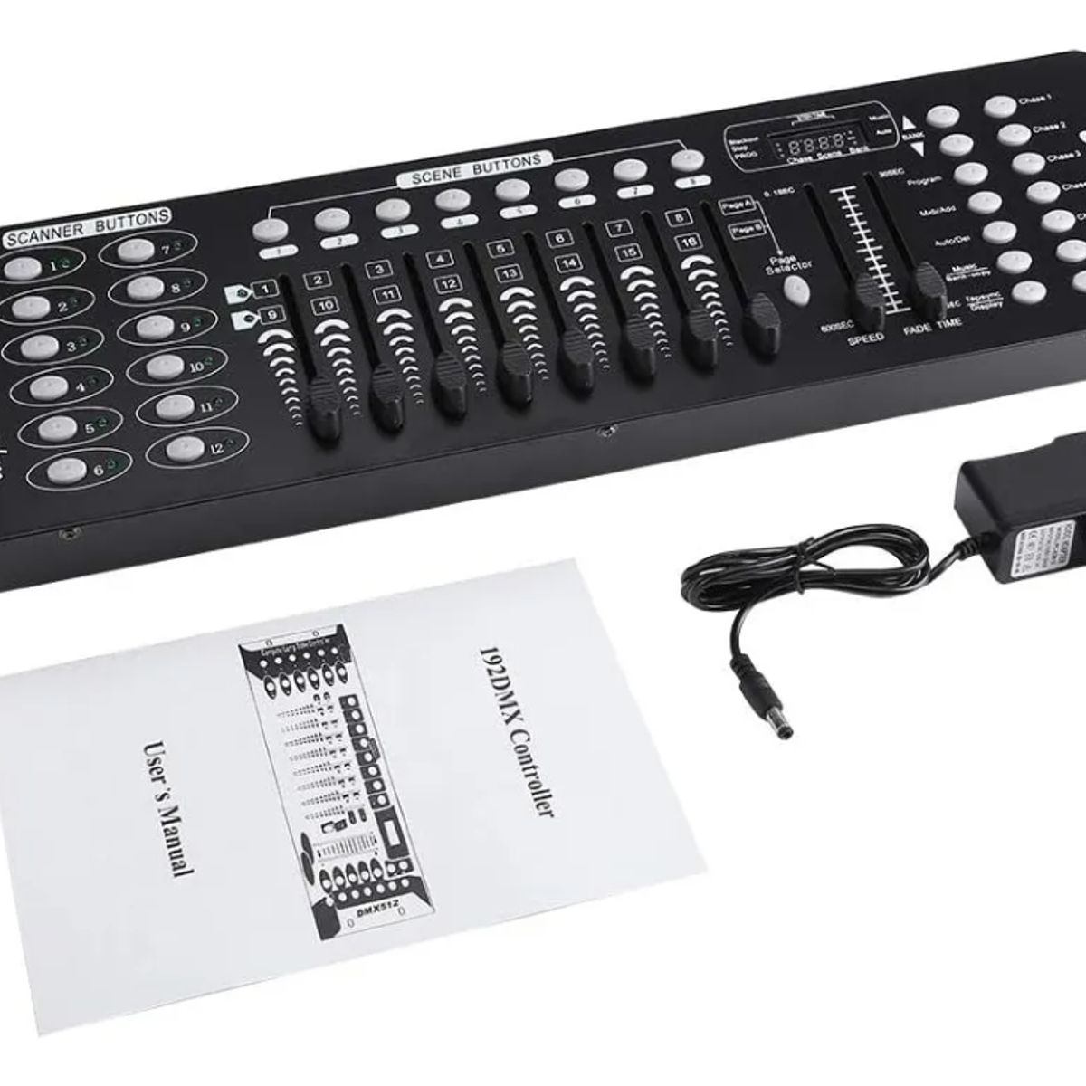 GENERICO - Controlador Dmx 512 Consola Mesa Iluminación 192 Canales