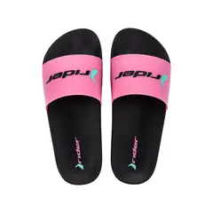 RIDER - Sandalia Mujer Negro/Rosa Full Basic