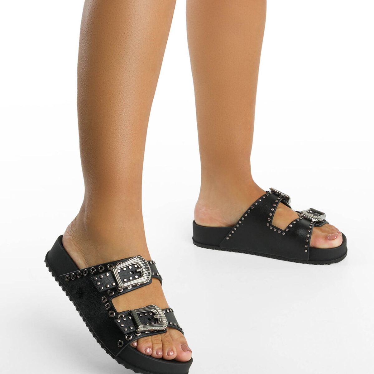 ZAXY - Sandalia Mujer Negro Hold Ad Zaxy