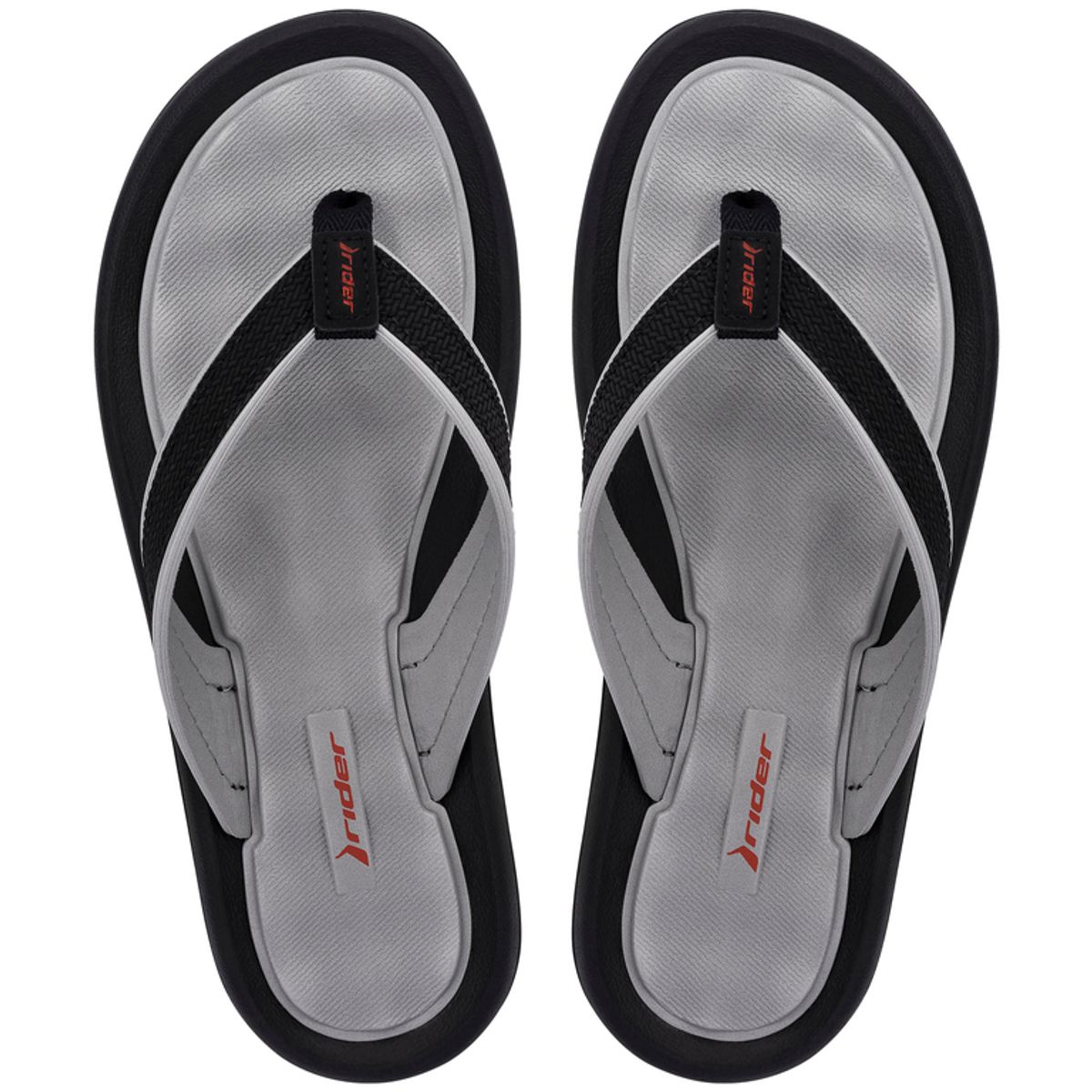 RIDER - Sandalia Mujer Gris/Negro Dunas Rider