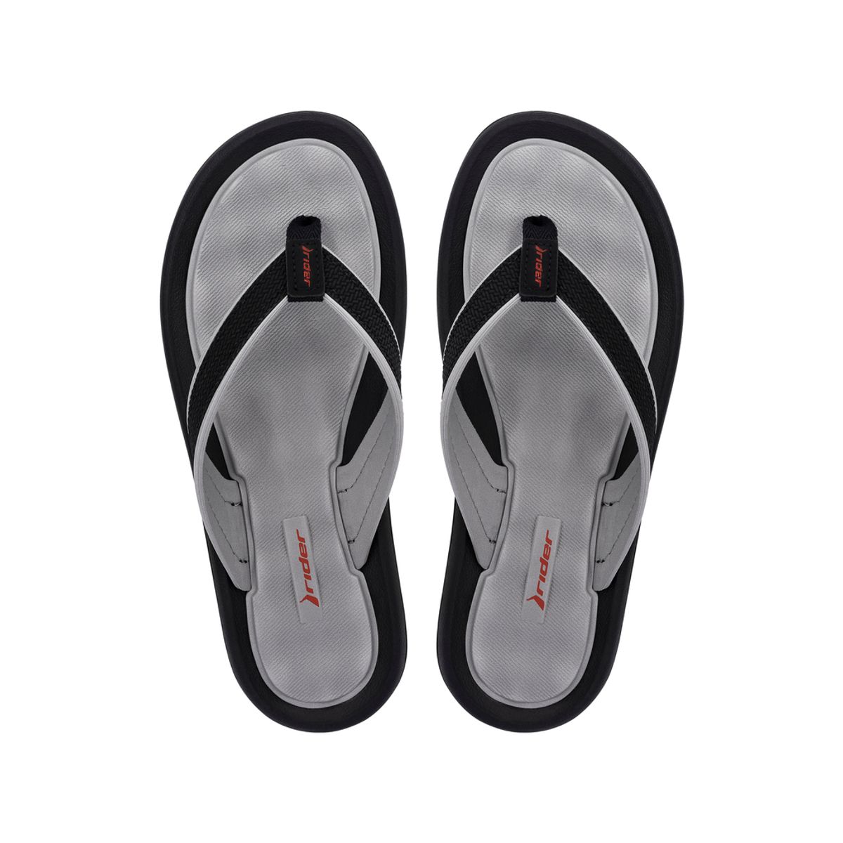 RIDER - Sandalia Mujer Gris/Negro Dunas Rider