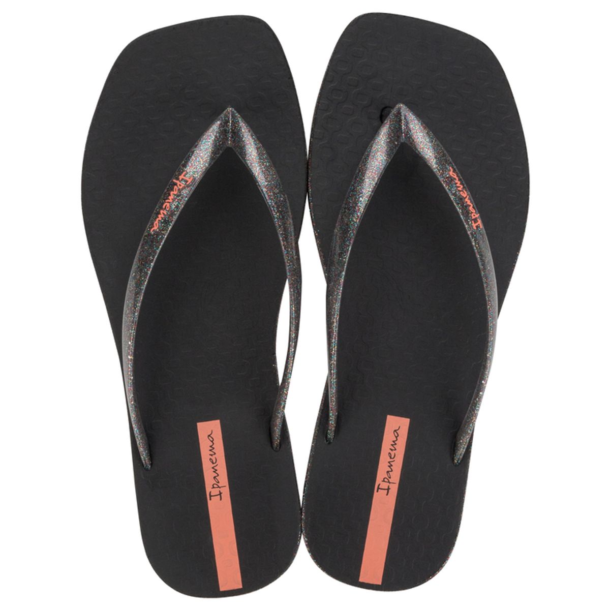 IPANEMA - Sandalia Mujer Negro/Glitter Edge Maxi Ipanema