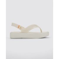 Sandalia Mujer Hueso Blink