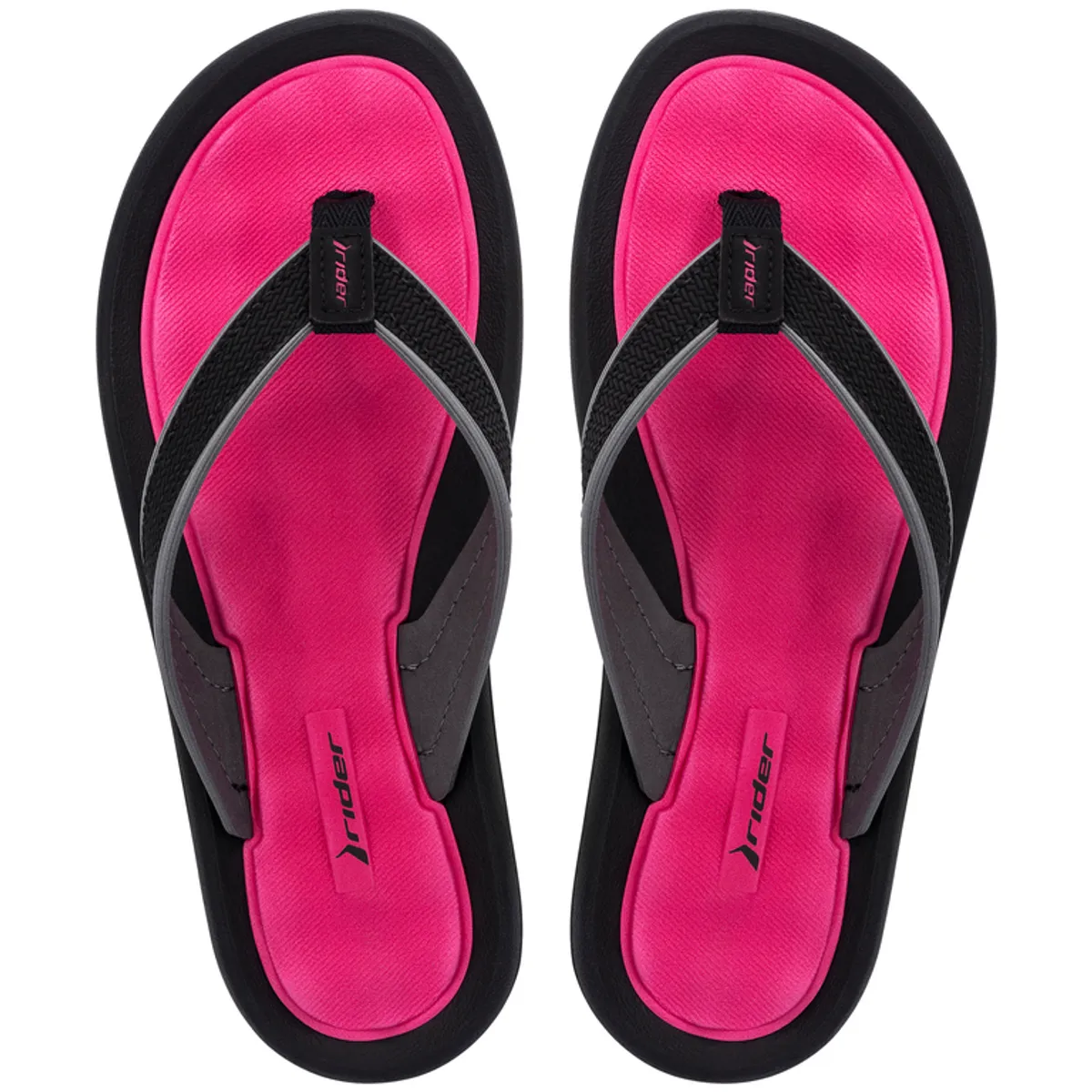 RIDER - Sandala Mujer Rosa/Negro Dunas Rider