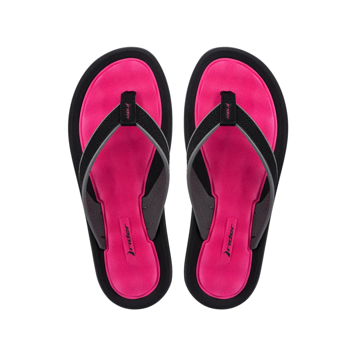 RIDER - Sandala Mujer Rosa/Negro Dunas Rider