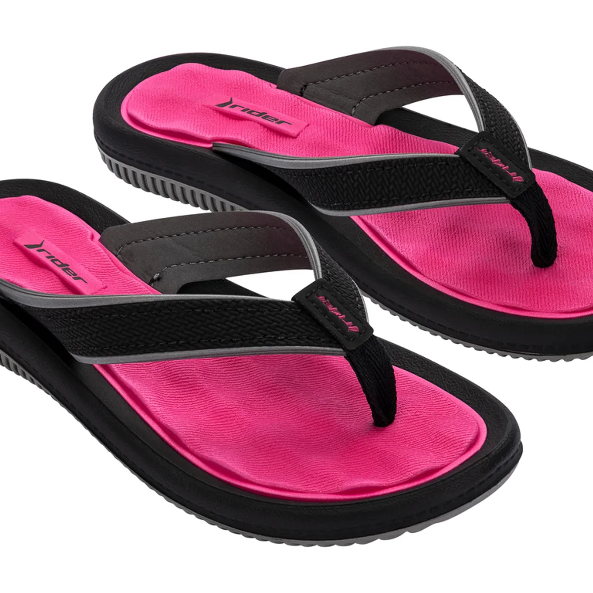 RIDER - Sandala Mujer Rosa/Negro Dunas Rider