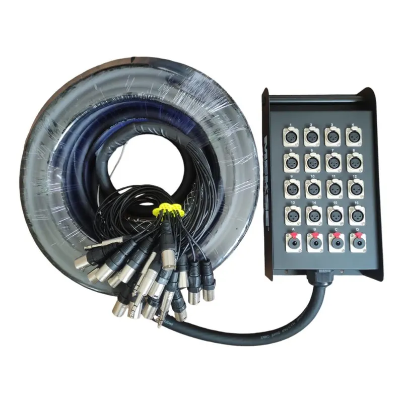 MEKSE - Multipar de 16 x 4 canales 25 mts TRS Mekse 16425