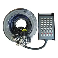 MEKSE - Multipar de 16 x 4 canales 25 mts TRS 16425