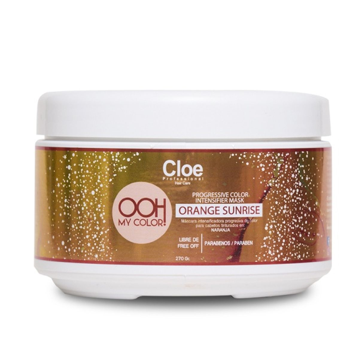 CLOE - Máscara Ooh My Color Orange Sunrise Cloe 270GR