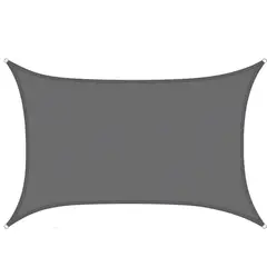 GENERICO - Toldo Vela Sombra Cuadrado 5x5 Gris