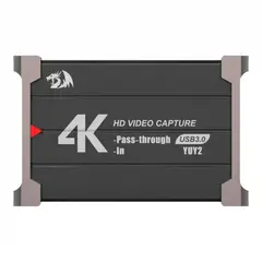 REDRAGON - Capturadora de Video Flash VC-321 4K HD 1080P, 60Hz