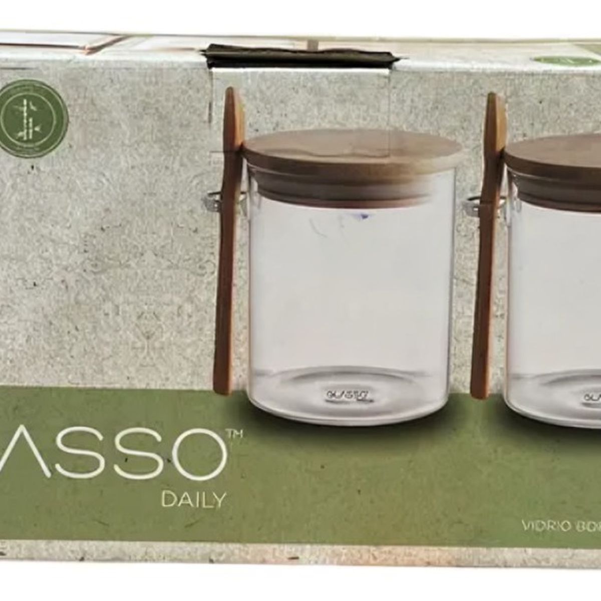 GLASSO - SET 2 CANISTER REDONDOS GLASSO