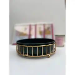 GENERICO - Bandeja Decorativa Con Toques Dorados