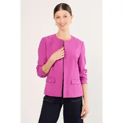 MA GRIFFE - Chaqueta Mujer Violeta Magriffe