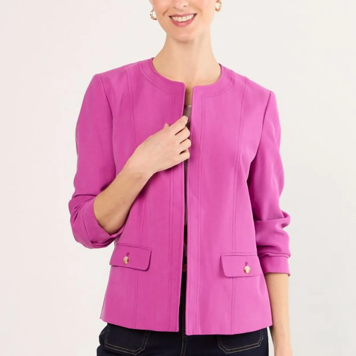 MA GRIFFE - Chaqueta Mujer Violeta Magriffe