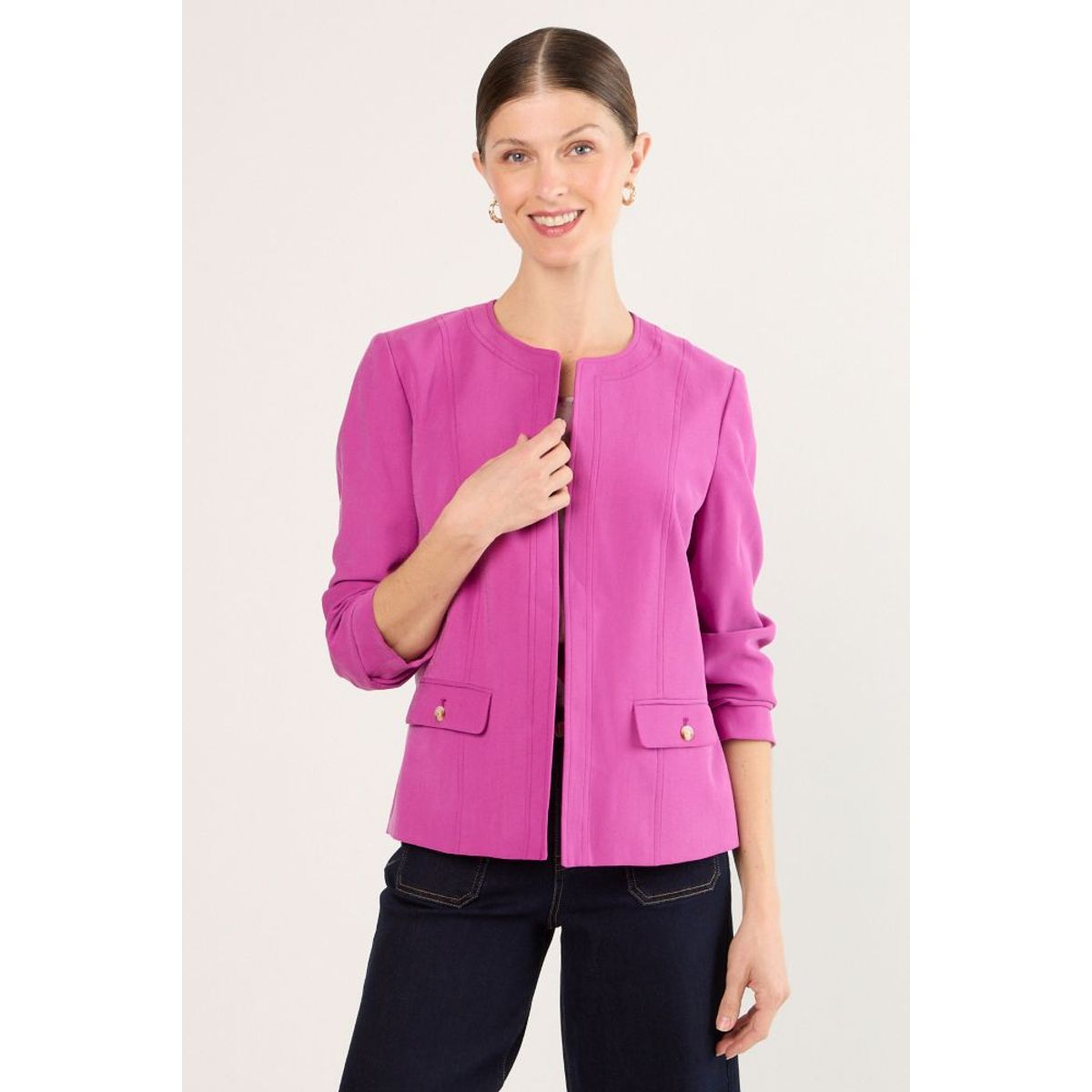 MA GRIFFE - Chaqueta Mujer Violeta Magriffe