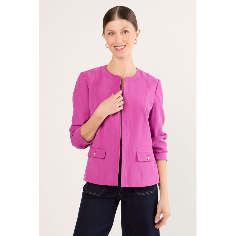 MA GRIFFE - Chaqueta Mujer Violeta Magriffe