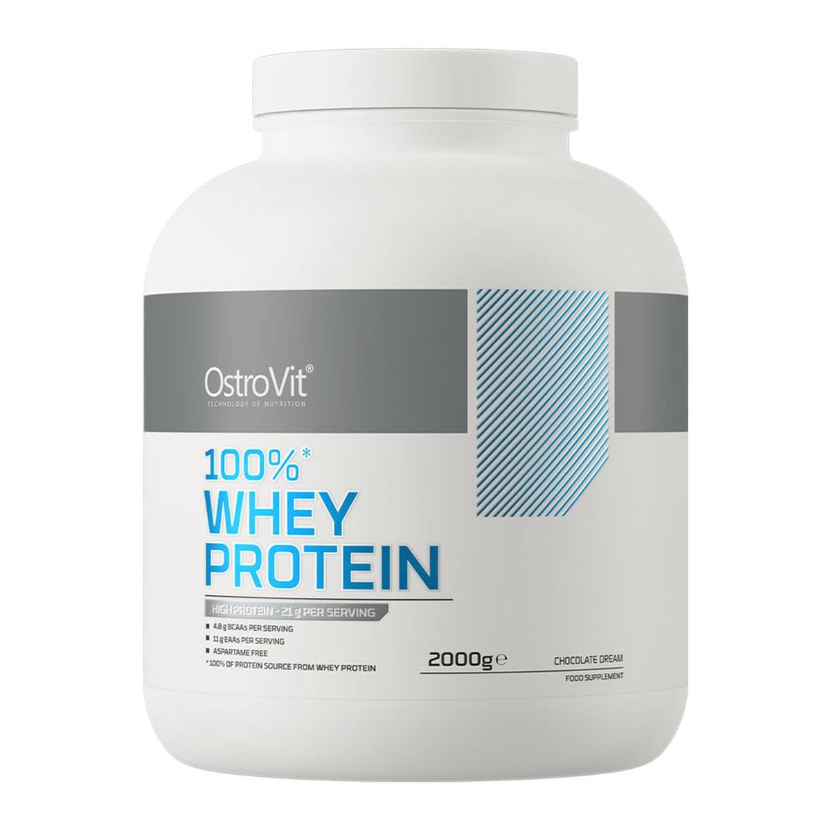 OSTROVIT - Proteína OstroVit 100% Whey 2000 gr - Chocolate Dream