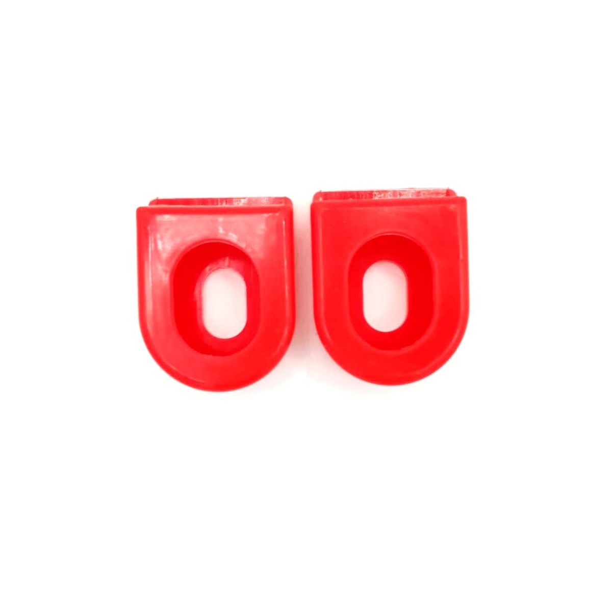 BIANCHI - CUBRE BIELA DE PEDAL SILICONA ROJO