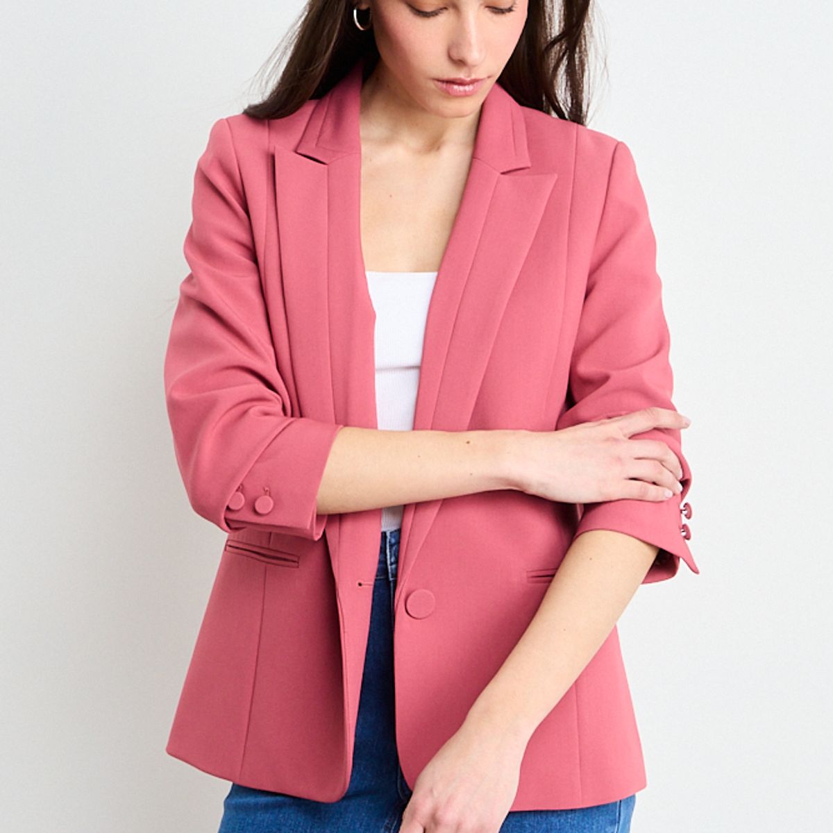 IO - Blazer Mujer Rosa IO