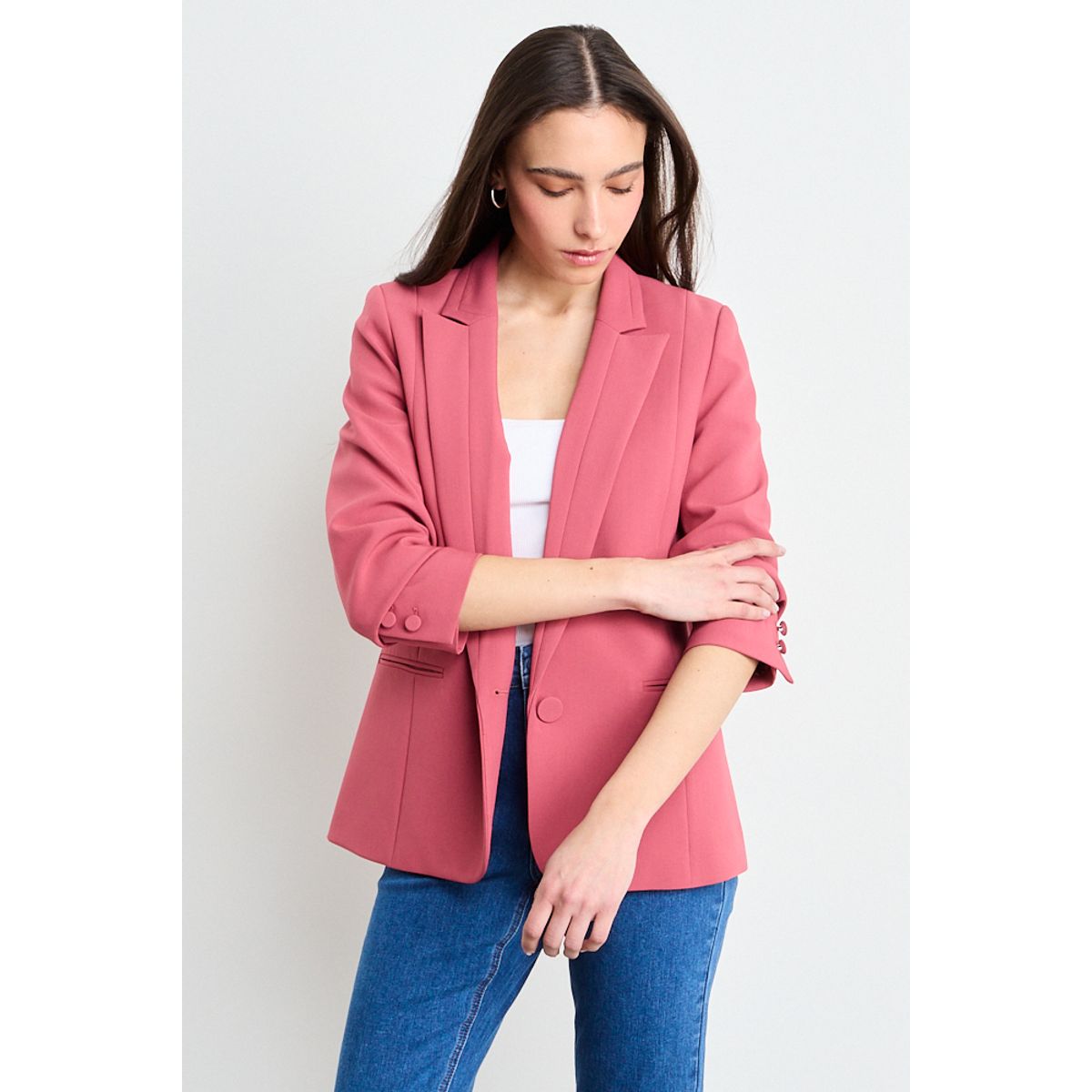 IO - Blazer Mujer Rosa IO