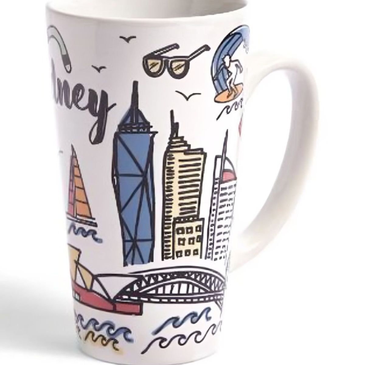 GLASSO - Tazon Latte City Collection Glasso