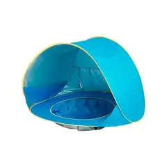 GENERICO - Carpa 2 En 1 Piscina Para Bebe Diversion Playa Jardin