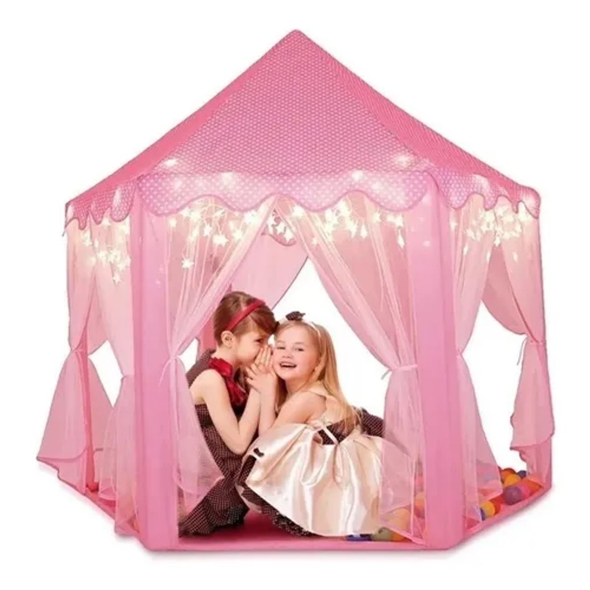 GENERICO - Carpa Infantil Castillo Niñosniñas Azul Rosado Portátil 463