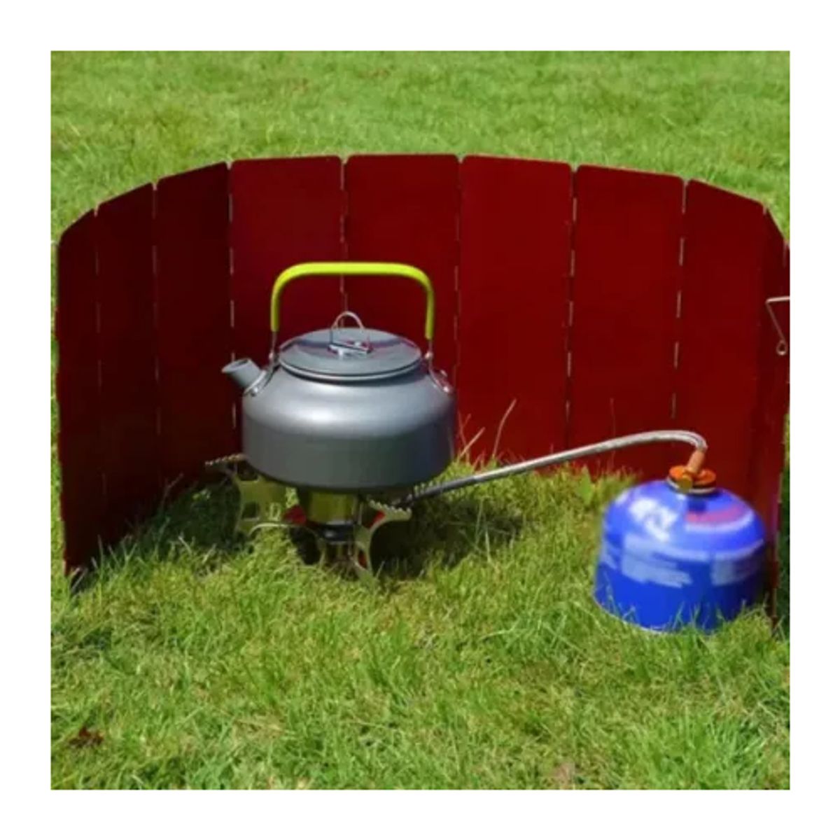 GENERICO - Tetera Camping Caza Acero Inoxidable Olla Camping Tetera 08