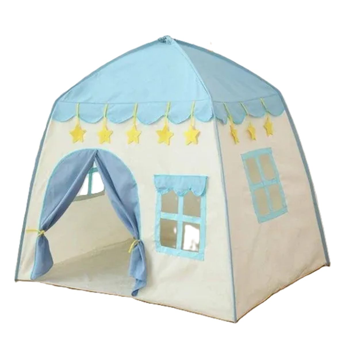 GENERICO - Carpa Para Niños Tipo Casa Plegable Celeste O Rosada