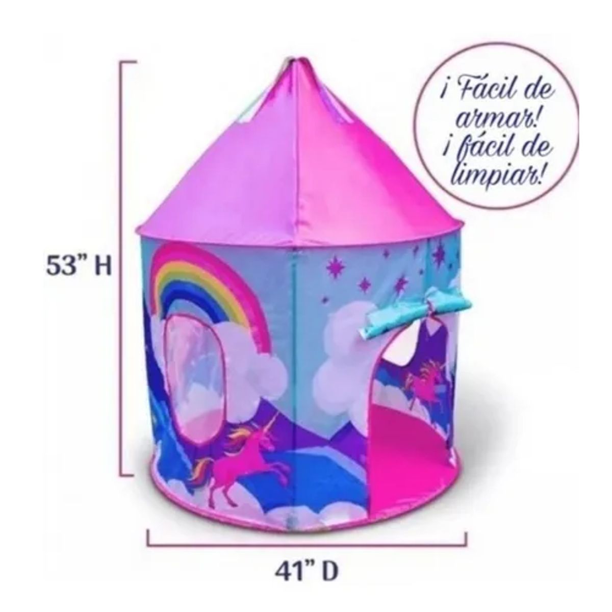 GENERICO - Carpa Infantil De Unicornio Para Niña Plegable