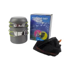 GENERICO - Set Ollas De Camping Portátil Camping Ollas Outdoor Trekking