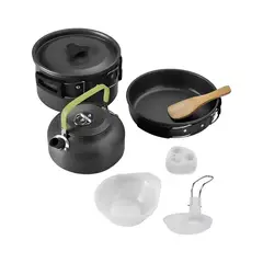 GENERICO - Set Ollas Outdoor Camping Cocinilla