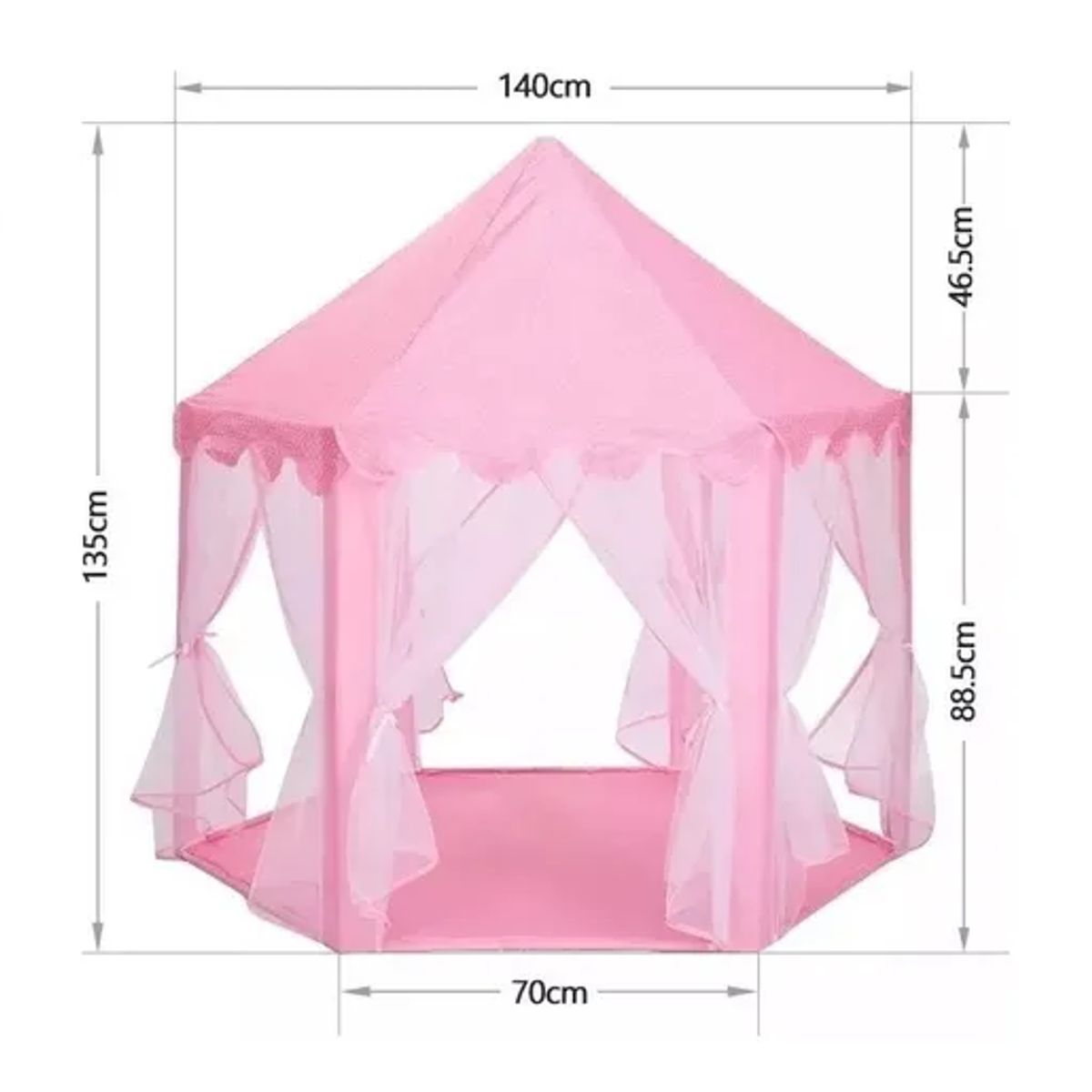 GENERICO - Carpa Infantil Castillo Princesa Niñas Portatil