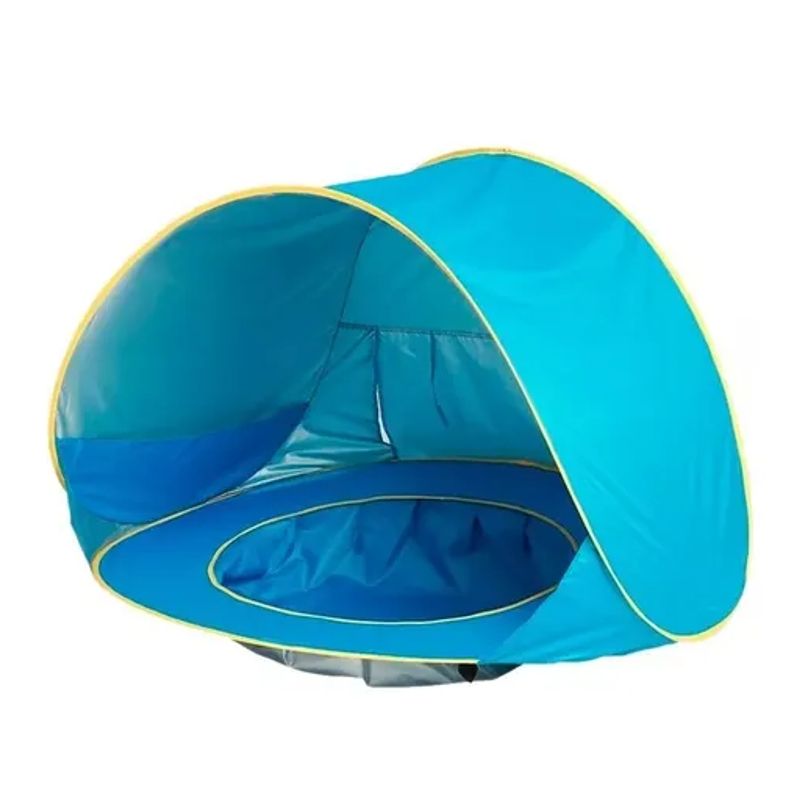 GENERICO - Carpa de playa para niños con piscina con protección UV