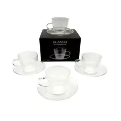GLASSO - SET 4 TAZAS CPLATO ESPRESSO