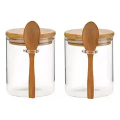 GLASSO - SET 2 CANISTER REDONDOS